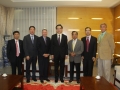 Chinese Ambassador Yang, Suriname DCM Lee, George Dang, Frank Jao, Patrick Cassa