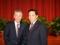 George Dang and Chinese Ambassador Zhang Yesui