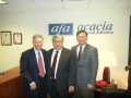 George Dang with Secretary of Veteran Affairs of Maryland Ed Chow and James Chang