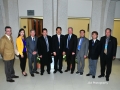 USAsialinks Members Dr. Civan, Chris Zhu, and George with the JiangMen Delegation