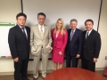 USAsialinks Team with CCTV’s Jessica Stone