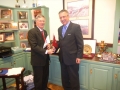 USAsialinks Senior VP Dr. Civan with Mayor of North Little Rock Patrick Henry Hays